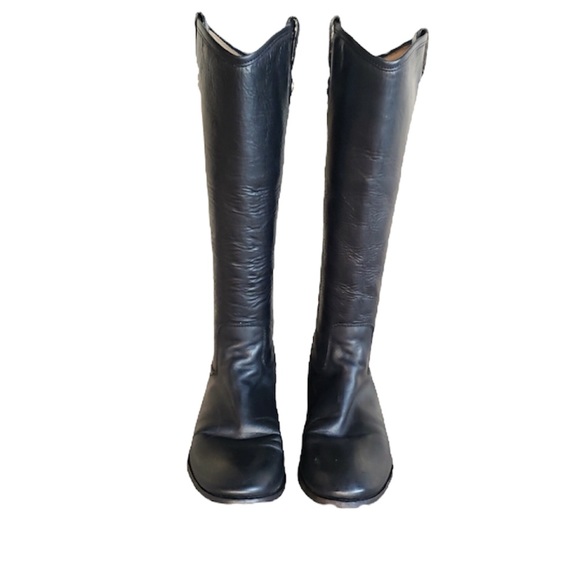 Frye Melissa Button Leather Riding Boots - Picture 2 of 8